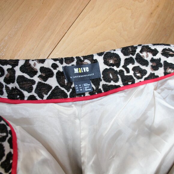 Anthropologie Maeve Flare Cuffed Pant Size 14 - Picture 4 of 13